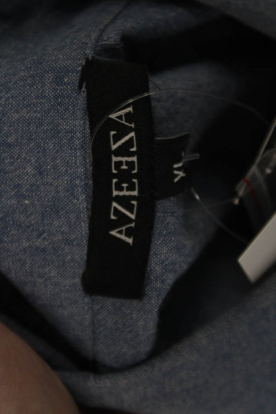 Azeeza Womens Kareena Dress - Medium Denim Size XL