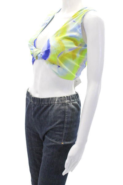 Nomads Womens Playa Bikini Top - Geode Print/Sky Size 5XL