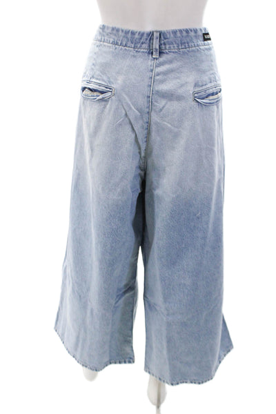 Oak & Acorn Womens Naomi Culotte Trousers - Bluebell Size 36
