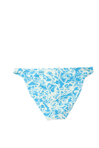A.L.C. Womens Amber Bikini Bottoms - Scone/Blue Size XL