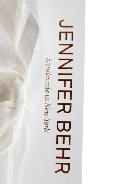 Jennifer Behr Womens Gretta Necktie - Ivory Size One Size