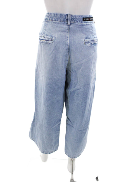 Oak & Acorn Womens Naomi Culotte Trousers - Bluebell Size 31