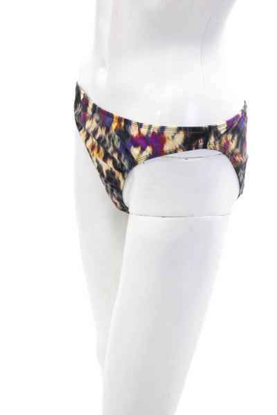 Isabel Marant Womens Saly Bikini Bottoms - Ochre/Black Size 40