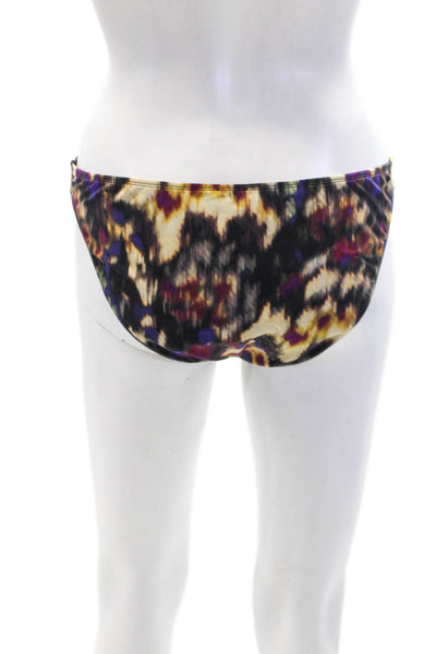 Isabel Marant Womens Saly Bikini Bottoms - Ochre/Black Size 40