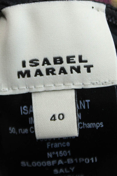 Isabel Marant Womens Saly Bikini Bottoms - Ochre/Black Size 40