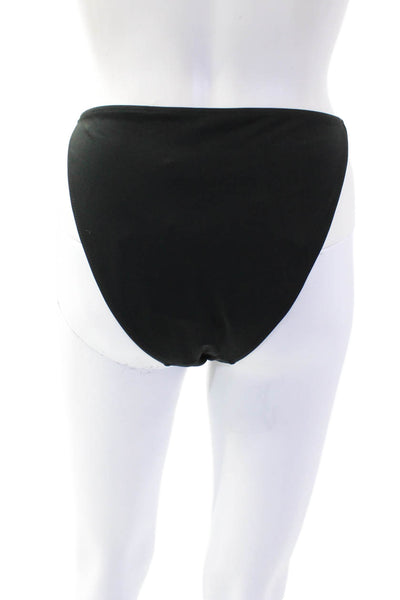 Solid & Striped Womens The Morgan Bikini Bottoms - Blackout Rhinestone Size XL