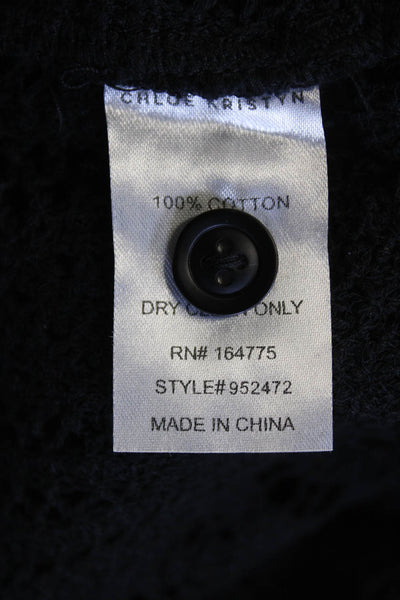 Chloe Kristyn Womens Kori Dress - Black Size L