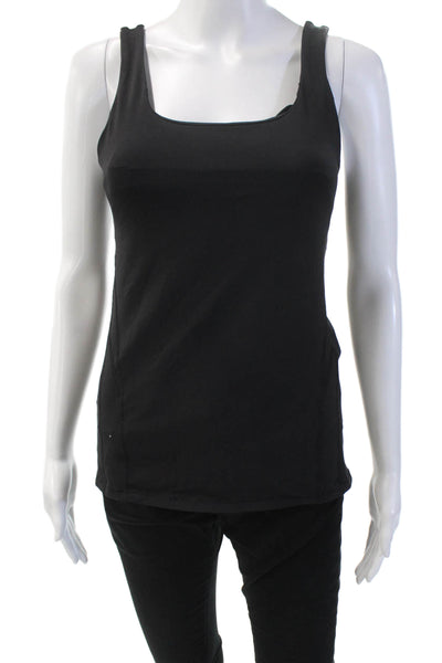 Lululemon Womens Sleeveless V-neck Lined Casual Tank Top Black Size XS