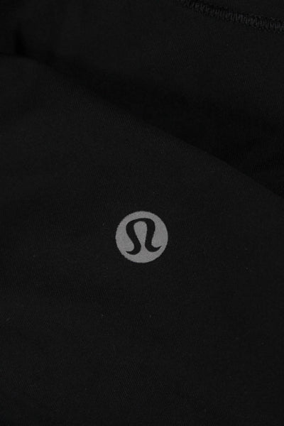Lululemon Womens Sleeveless V-neck Lined Casual Tank Top Black Size XS