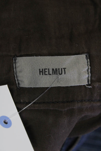 Helmut Womens Cotton Distressed Detail Denim Short Shorts Dark Blue Size 24
