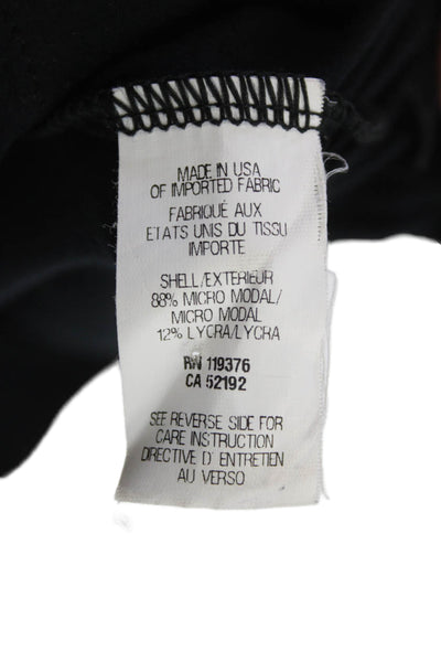 Helmut Lang Womens Drawstring Waist Pocketed Capri Sweatpants Black Size P