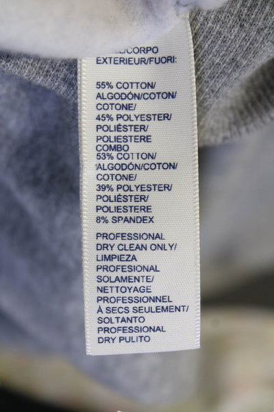 Rebecca Minkoff Womens Cotton Gathered Shoulder Sweatshirt Gray Size XS