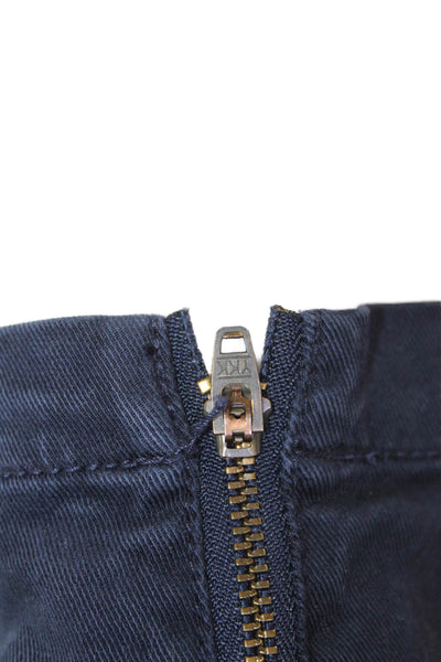 Joie Jeans Womens Park Skinny Leg Cargo Jeans Navy Blue Cotton Size 27