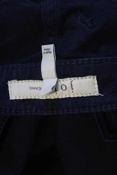 Joie Jeans Womens Park Skinny Leg Cargo Jeans Navy Blue Cotton Size 27
