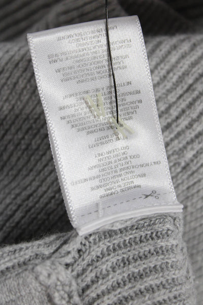 Equipment Femme Womens Cotton Ribbed Snap Buttoned Knit Tank Top Gray Size XS
