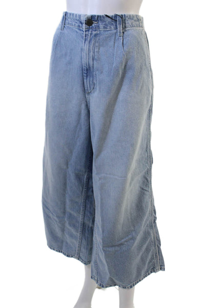 Oak & Acorn Womens Naomi Culotte Trousers - Bluebell Size 33