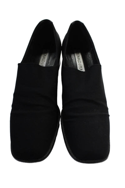 Donald J Pliner Women's Square Toe Block Heels Workwear Shoes Black Size 11
