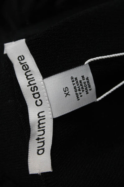 Autumn Cashmere Womens Tulle Tube Top - Black Size XS