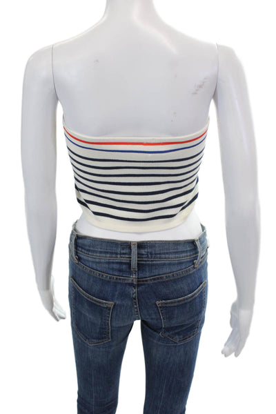 KULE Womens The Jo Top - Cream/Navy Size L