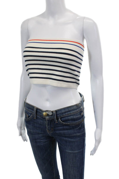 KULE Womens The Jo Top - Cream/Navy Size XL