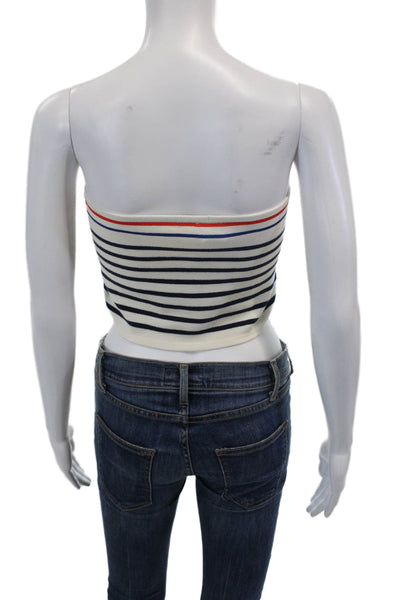 KULE Womens The Jo Top - Cream/Navy Size XL