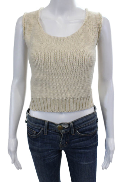 NSF Womens Luna Tank - Cream Size XL
