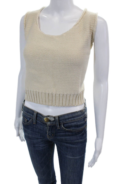NSF Womens Luna Tank - Cream Size XL