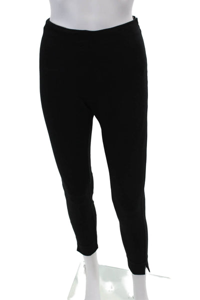 Ralph Lauren Black Label Womens Stretch Zippered Tapered Pants Black Size M