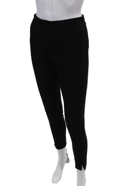 Ralph Lauren Black Label Womens Stretch Zippered Tapered Pants Black Size M
