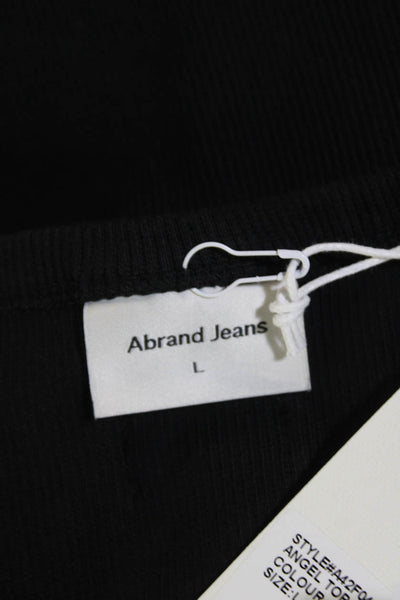 ABRAND Womens Angel Top - Black Size L