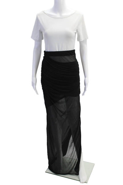 GAUGE81 Womens Tiroi Long Skirt - Black Size 38