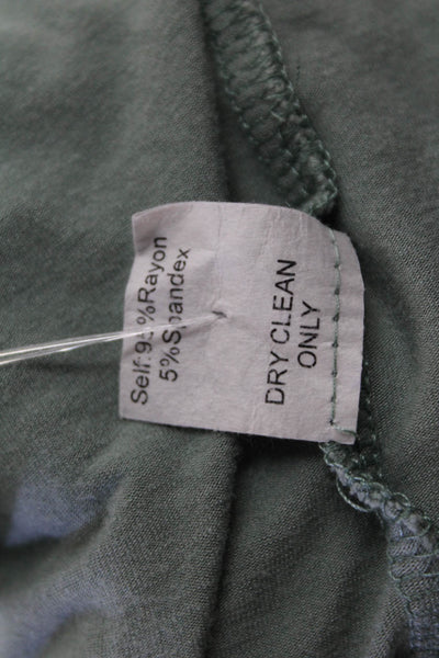 Bailey 44 Womens Pull On Twist Front Waist Maxi Dress Green Size Large