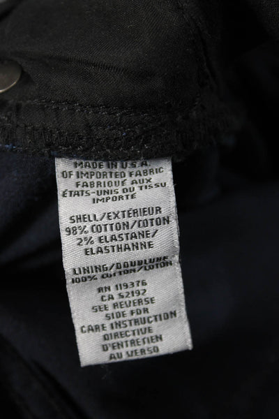 Helmut Womens Cotton Pocketed Low Rise Casual Skinny Jeans Dark Blue Size 24