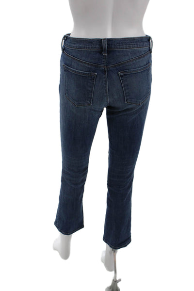 J Brand Womens Cotton Pocketed Mid Rise Casual Boot Cut Jeans Blue Size 26