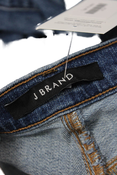 J Brand Womens Cotton Pocketed Mid Rise Casual Boot Cut Jeans Blue Size 26