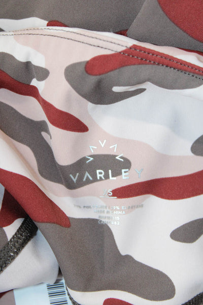 Varley Womens Camouflage Print High Waisted Ankle Leggings Multicolor Size XS