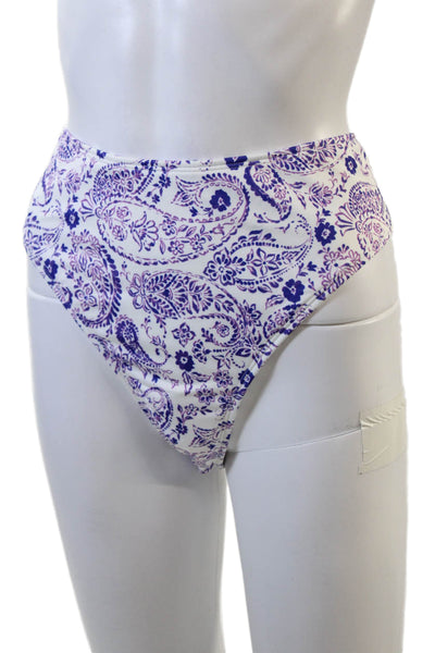 Bananhot Womens Jussy Covered Bikini Bottoms - Purple Bandana Size 3XL