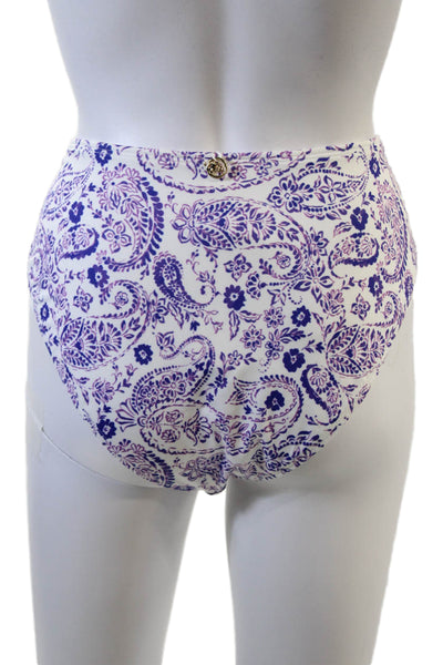 Bananhot Womens Jussy Covered Bikini Bottoms - Purple Bandana Size 3XL