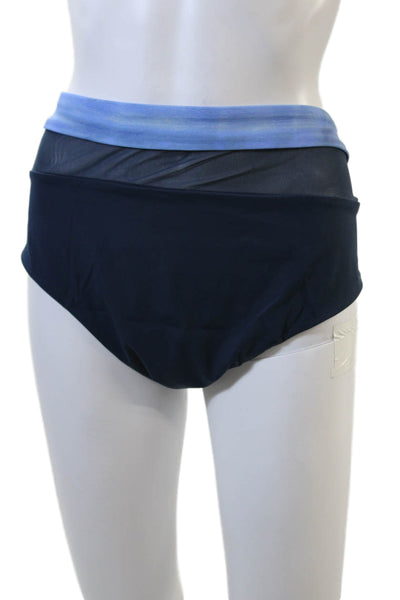 Nomads Womens Bay Bikini Bottoms II - Passport Blue + Agua Print Size 5XL