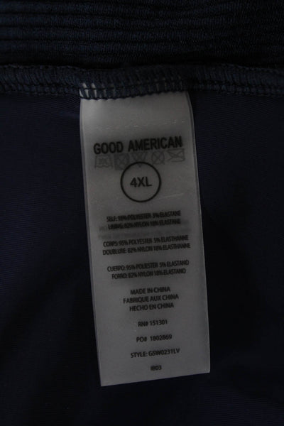 Good American Womens Always Fits Twist Top - Inkblue003 Size 4XL
