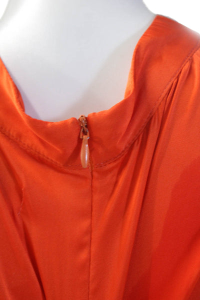 KAHINDO Womens Sunset Mini Dress - Orange Size S