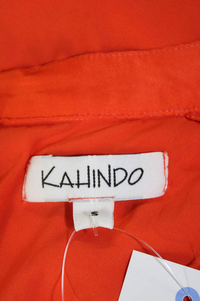 KAHINDO Womens Sunset Mini Dress - Orange Size S