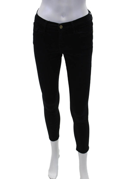 FRAME Womens Le Color Skinny Jeans - Film Noir Size 25