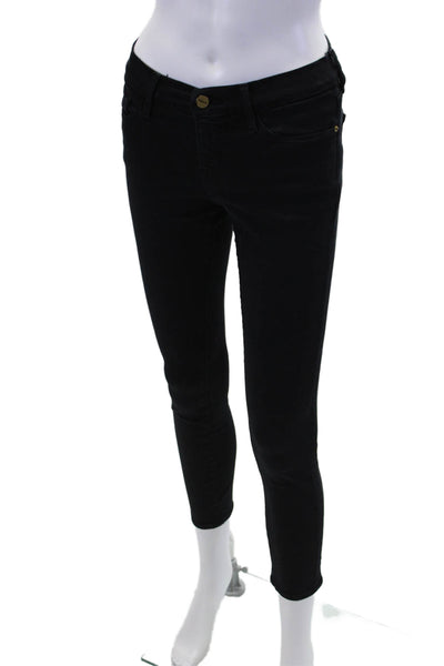 FRAME Womens Le Color Skinny Jeans - Film Noir Size 25
