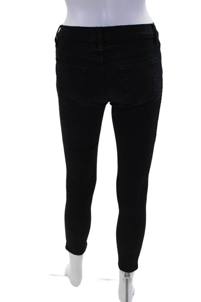 FRAME Womens Le Color Skinny Jeans - Film Noir Size 25