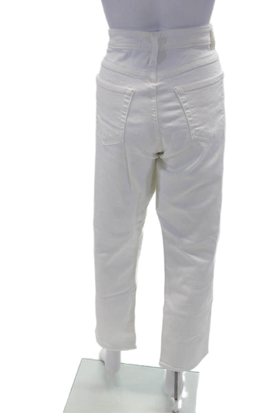 AG Womens Ex Boyfriend Slim Jeans - 1 Year Tonal White Size 32
