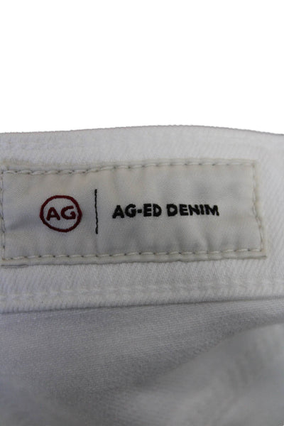 AG Womens Ex Boyfriend Slim Jeans - 1 Year Tonal White Size 32