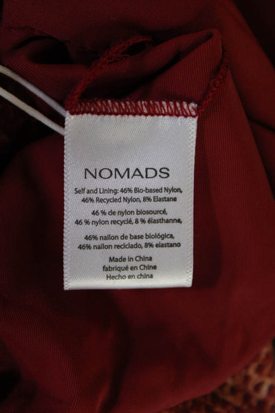 Nomads Womens Playa Bikini Bottoms - Merlot Size 5XL