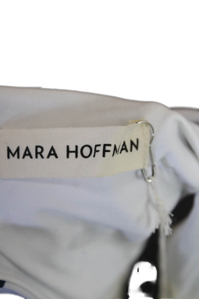 MARA HOFFMAN Womens Cece Bottoms - Navy White Size XS