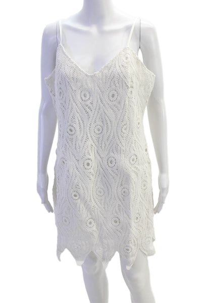 Chloe Kristyn Womens Valencia Dress - Off White Size L